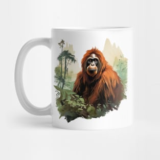 Orangutan Monkey Mug